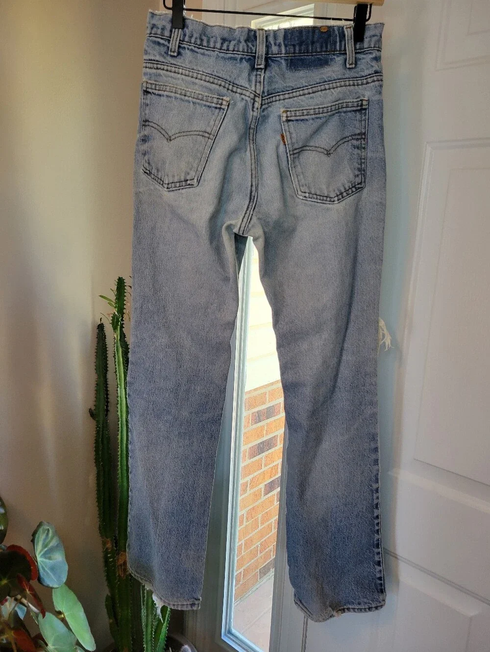 Levi's Orange Tab Vintage Straight Leg Light Wash Jeans, Size 28in